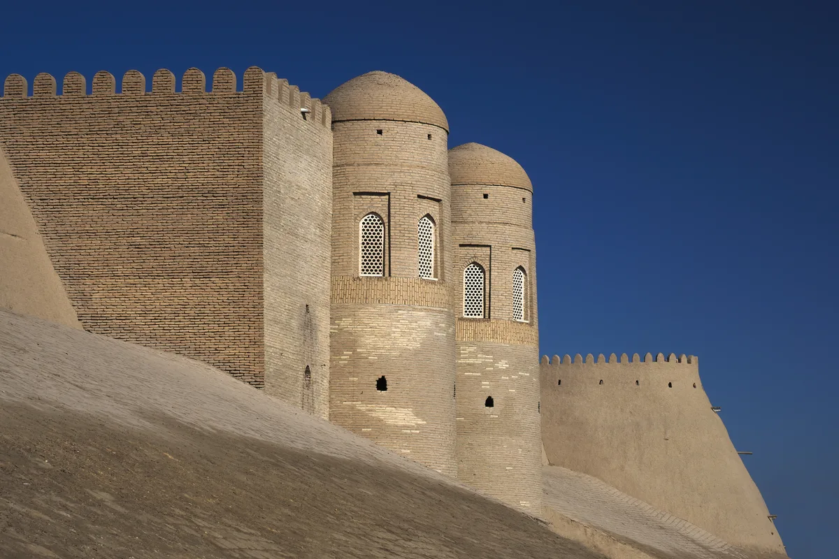 Tosh Gate, Khiva (Toshdarvoza, Таш дарваза южные ворота, Хива)