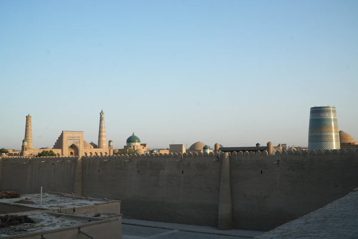 View of Itchan Kala from the city wall 3