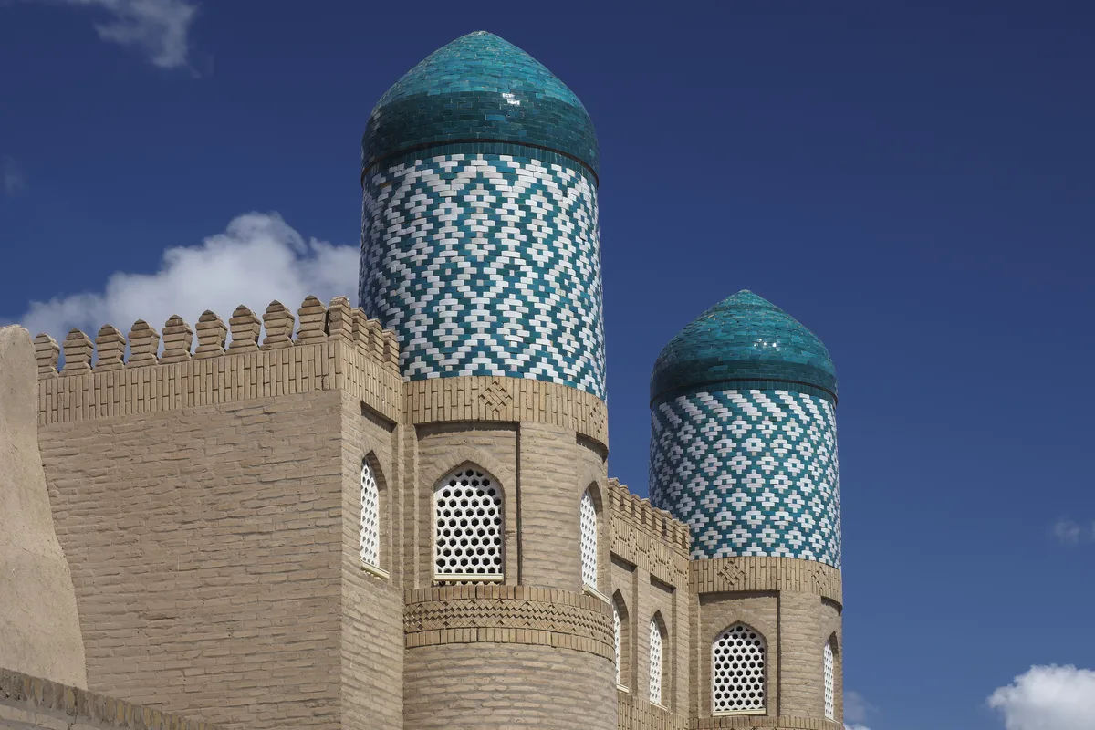 Konya Ark towers (Цитадель Куня Арк, Koʻhna ark), Itchan Kala, Khiva