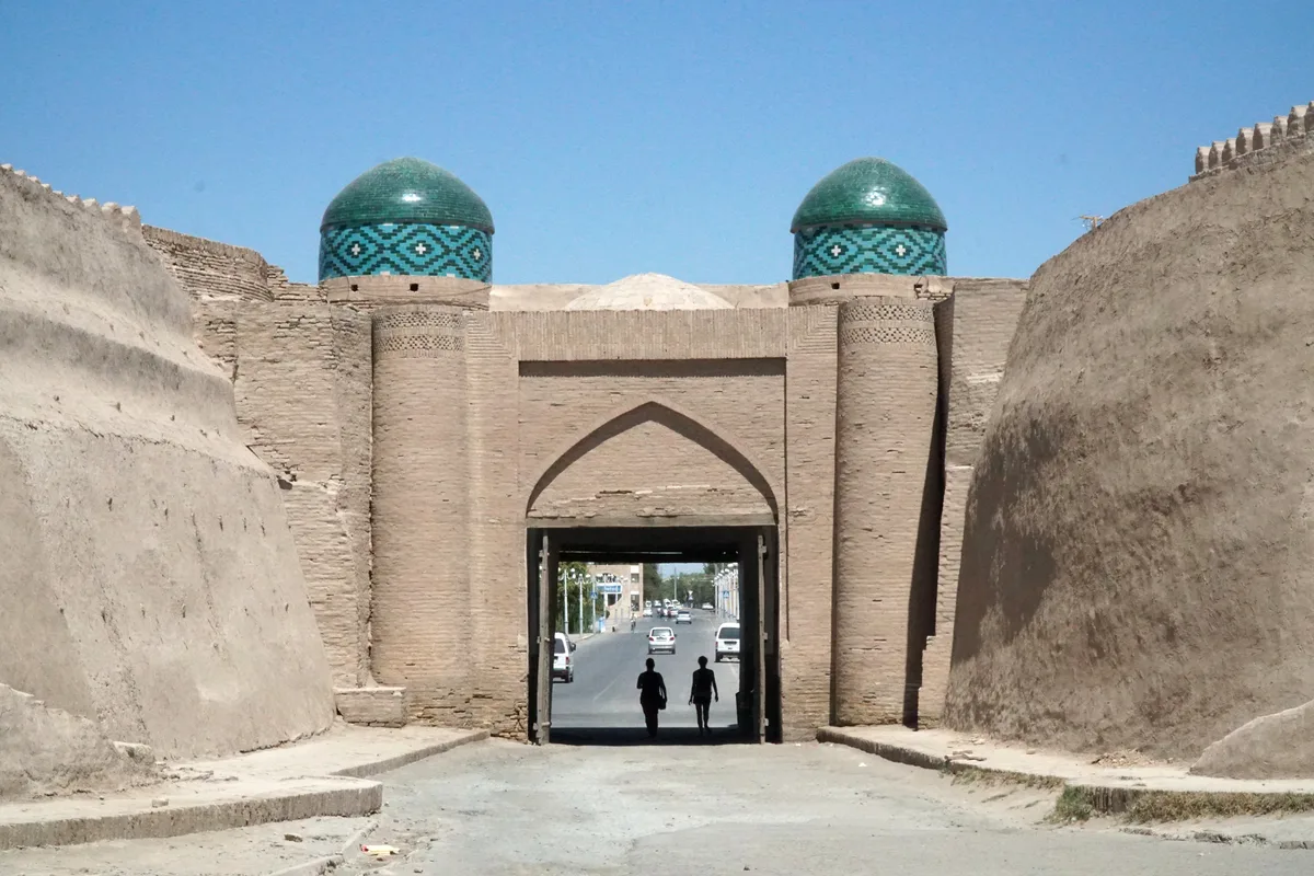 Puerta norte de Itchan Kala en Khiva