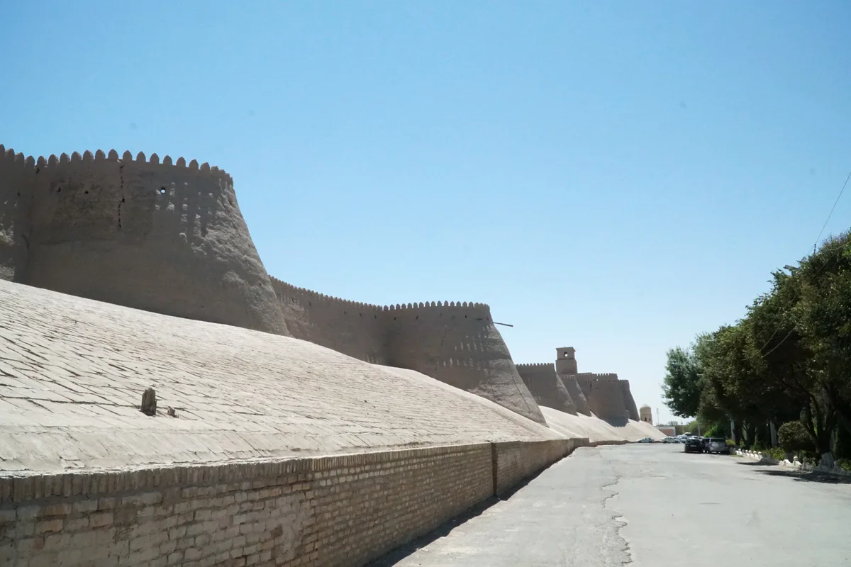 Murallas de la ciudad de Itchan Kala en Khiva