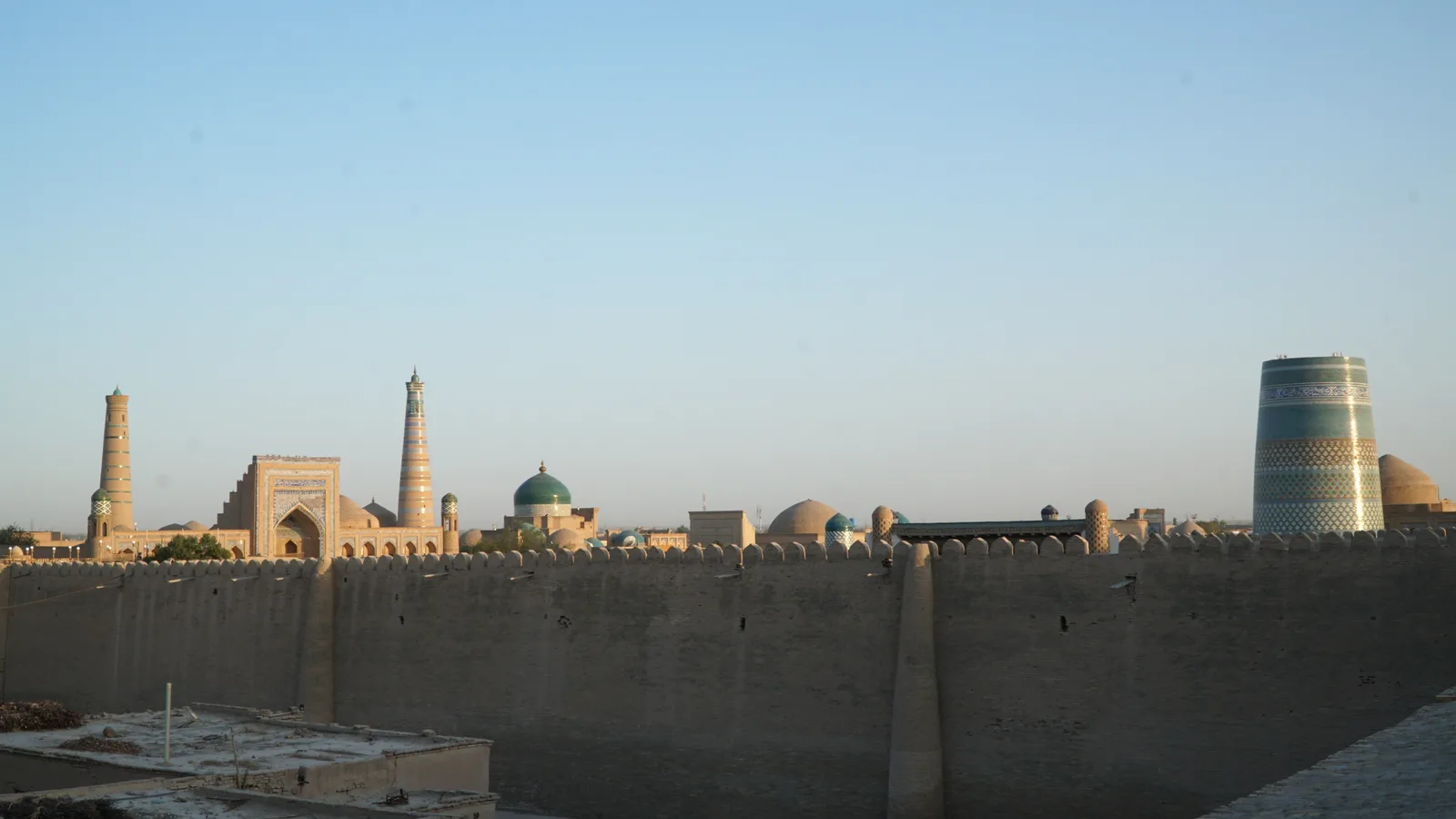 View of Itchan Kala from the city wall 3