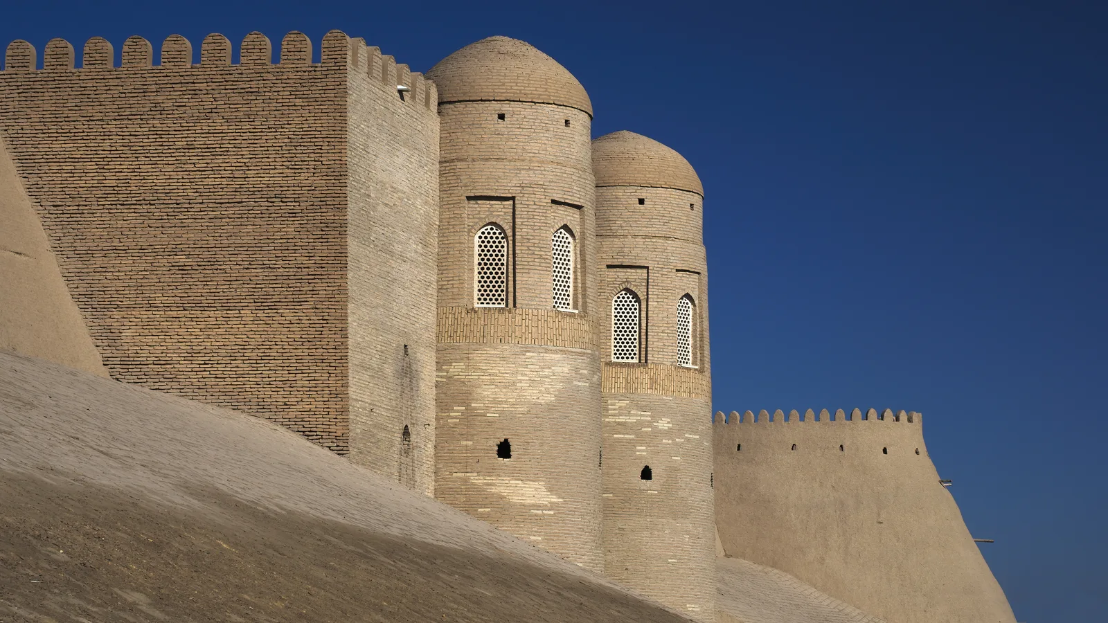Tosh Gate, Khiva (Toshdarvoza, Таш дарваза южные ворота, Хива)